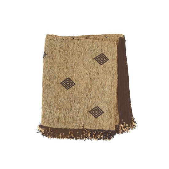 Ριχτάρι Διθέσιου Spira Brown Chinille Jacquard Sunshine (180x240) 1Τεμ