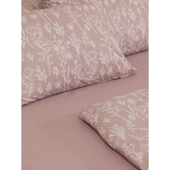 Παπλωματοθήκη Διπλή Feelings 2050 Powder Cotton Sunshine (200x250) 1Τεμ