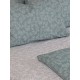 Σεντόνια Μονά Σετ Feelings 2052 Aqua Cotton Sunshine (105x205+30 ) Με Λάστιχο 3Τεμ
