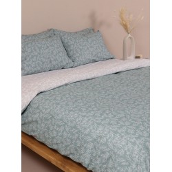 Παπλωματοθήκη Μονή Feelings 2052 Aqua Cotton Sunshine (170x250) 1Τεμ