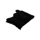 Ριχτάρι Πολυθρόνας Throws Black Chenille Sunshine (180x180) 1Τεμ