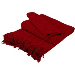 Ριχτάρι Διθέσιου Throws Red Chenille Sunshine (180x240) 1Τεμ