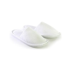 Παντόφλες Πικέ Σετ White Sunshine 2Τεμ Παντόφλες Πικέ Σετ White Sunshine 2Τεμ