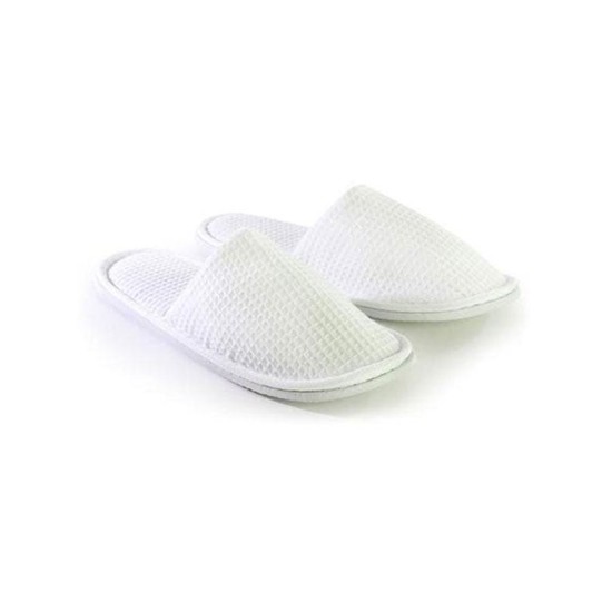 Παντόφλες Πικέ Σετ White Sunshine 2Τεμ