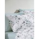 Σεντόνια Υπέρδιπλα Σετ Print Menta 560 Grey Polycotton Sunshine (230x250) 4Τεμ