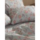 Σεντόνια Διπλά Σετ Feelings 2068 Grey Cotton Sunshine (200x270) 4Τεμ