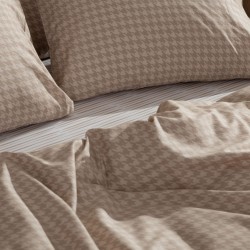 Μαξιλαροθήκες Σετ Feelings 2064 Beige Cotton Sunshine (50x70) 2Τεμ