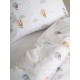 Σεντόνια Παιδικά Μονά Σετ Kids Feelings 48 Cotton Sunshine (105x205+30 ) Με Λάστιχο 3Τεμ