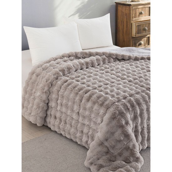 Κουβερτοπάπλωμα Υπέρδιπλο Rabbit Light Grey Sunshine (220x240) 1Τεμ