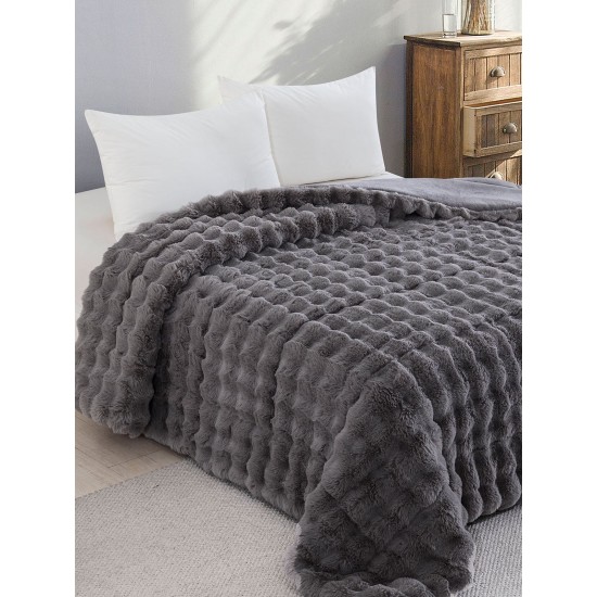Κουβερτοπάπλωμα King Size Rabbit Dark Grey Sunshine (240x250) 1Τεμ