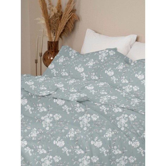 Σεντόνια Μονά Σετ Menta Print 360 Aqua Sunshine (160x250) 3Τεμ