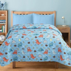 Κουβερλί Παιδικό Μονό Kids 56 Dino Sunshine (160x220) 1Τεμ Κουβερλί Παιδικό Μονό Kids 56 Dino Sunshine (160x220) 1Τεμ
