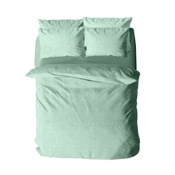 Σεντόνια Διπλά Σετ Menta 440 Aqua Polycotton Sunshine (150x205+30 ) Με Λάστιχο 4Τεμ