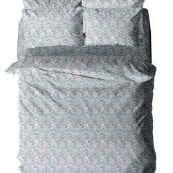 Παπλωματοθήκη Μονή Menta 460 Blue Polycotton Sunshine (170x250) 1Τεμ