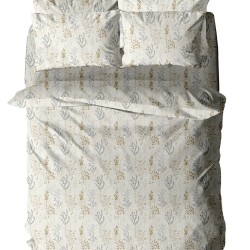 Παπλωματοθήκη Μονή Menta 400 Beige Polycotton Sunshine (170x250) 1Τεμ