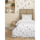 Σεντόνια Παιδικά Μονά Σετ Kids Feelings 56 Cotton Sunshine (105x205+30 ) Με Λάστιχο 3Τεμ