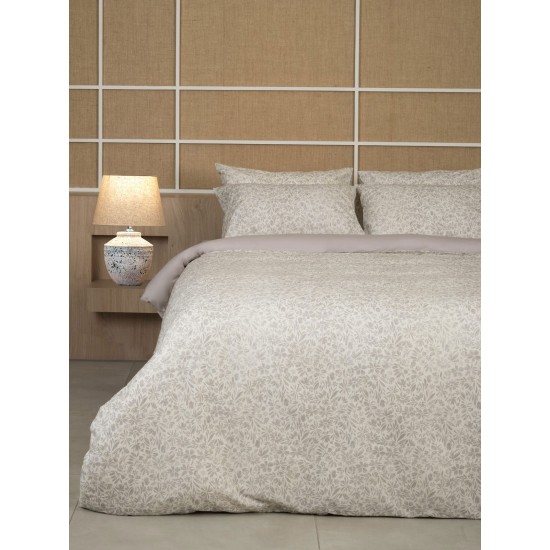 Παπλωματοθήκη Υπέρδιπλη Feelings 2070 Beige Cotton Sunshine (230x250) 1Τεμ
