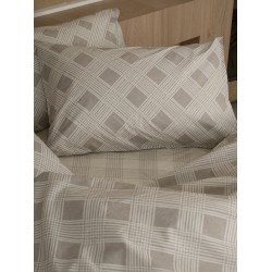 Μαξιλαροθήκες Σετ Feelings 2072 Beige Cotton Sunshine (50x70) 2Τεμ