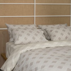 Μαξιλαροθήκες Σετ Feelings 2072 Beige Cotton Sunshine (50x70) 2Τεμ