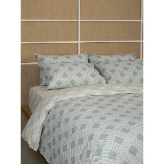 Μαξιλαροθήκες Σετ Feelings 2072 Aqua Cotton Sunshine (50x70) 2Τεμ
