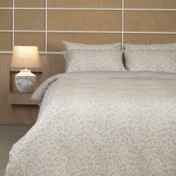 Σεντόνια Μονά Σετ Feelings 2070 Beige Cotton Sunshine (105x205+30 ) Με Λάστιχο 3Τεμ