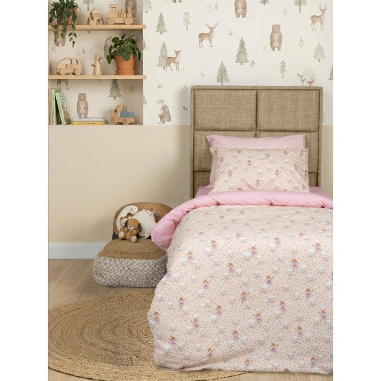 Παπλωματοθήκη Παιδική Μονή Kids Feelings 52 Cotton Sunshine (160x240) 1Τεμ