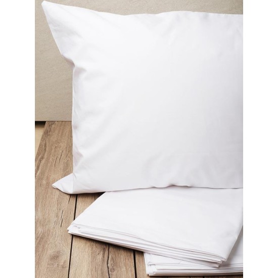 Κατωσέντονο  King Size Menta White Polycotton Sunshine (180x200+30) Με Λάστιχο 1Τεμ