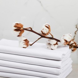 Κατωσέντονο  Μονό Festos White Cotton Sunshine (100x200+40) Με Λάστιχο 1Τεμ