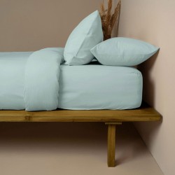 Παπλωματοθήκη Διπλή Feelings 114 Light Aqua Cotton Sunshine (200x250) 1Τεμ