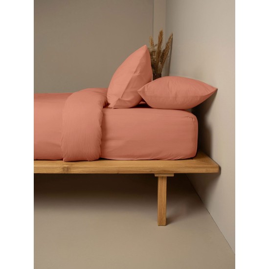 Παπλωματοθήκη Υπέρδιπλη Feelings 117 Peach Cotton Sunshine (230x250) 1Τεμ