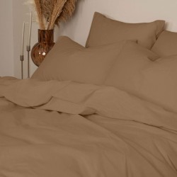 Παπλωματοθήκη Υπέρδιπλη Feelings 118 Brown Cotton Sunshine (230x250) 1Τεμ
