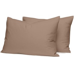 Μαξιλαροθήκες Σετ Feelings 118 Brown Cotton Sunshine (50x70) 2Τεμ