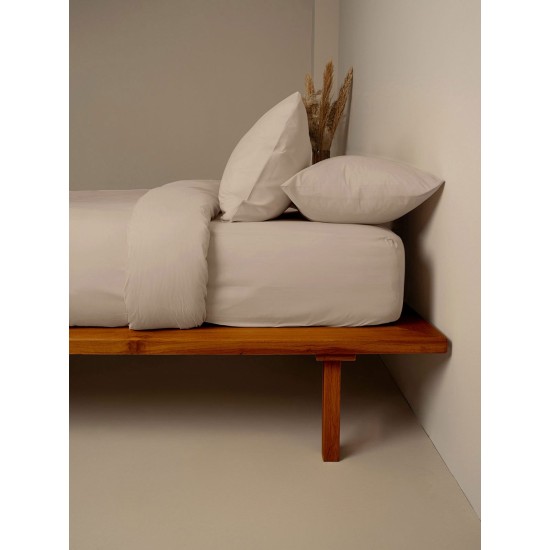 Παπλωματοθήκη Υπέρδιπλη Feelings 119 Mocha Cotton Sunshine (230x250) 1Τεμ
