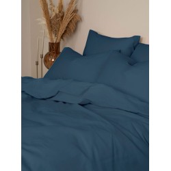 Παπλωματοθήκη Υπέρδιπλη Feelings 121 Sea Blue Cotton Sunshine (230x250) 1Τεμ