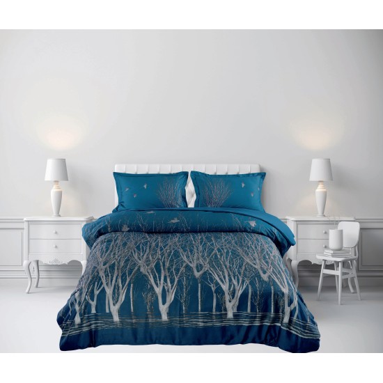 Παπλωματοθήκη King Σετ Mystic 230TC Satin Cotton Makis Tselios (240x250) 3Τεμ