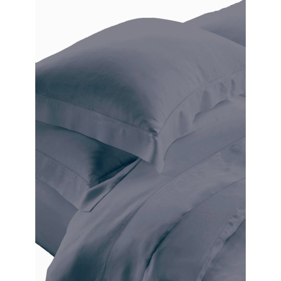 Σεντόνια King Σετ Azur New 08 Grey 230TC Satin Cotton Makis Tselios (260x270) 4Τεμ