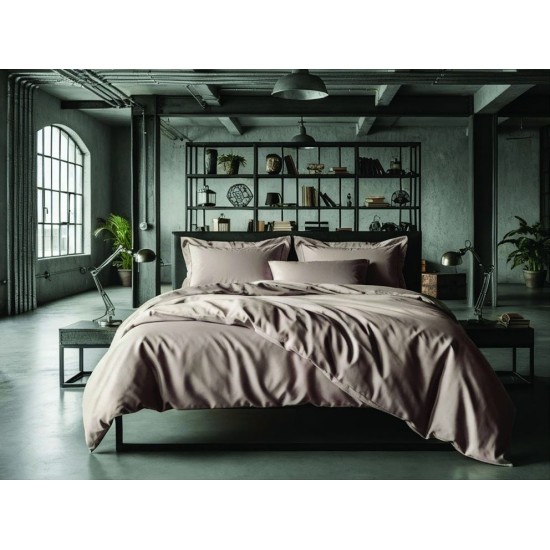 Σεντόνια King Σετ Loft Beige 210TC Satin Cotton Makis Tselios (270x290) 4Τεμ Σεντόνια King Σετ Loft Beige 210TC Satin Cotton Makis Tselios (270x290) 4Τεμ
