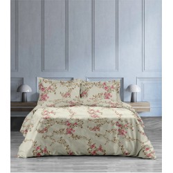 Σεντόνια Μονά Σετ Chic Celia Cotton Makis Tselios (105x200+25 ) Με Λάστιχο 3Τεμ