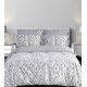 Σεντόνια Μονά Σετ Chic Romvos 02 Grey Cotton Makis Tselios (170x270) 3Τεμ