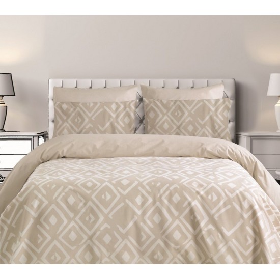 Σεντόνια King Σετ Chic Romvos 01 Beige Cotton Makis Tselios (270x290) 4Τεμ Σεντόνια King Σετ Chic Romvos 01 Beige Cotton Makis Tselios (270x290) 4Τεμ