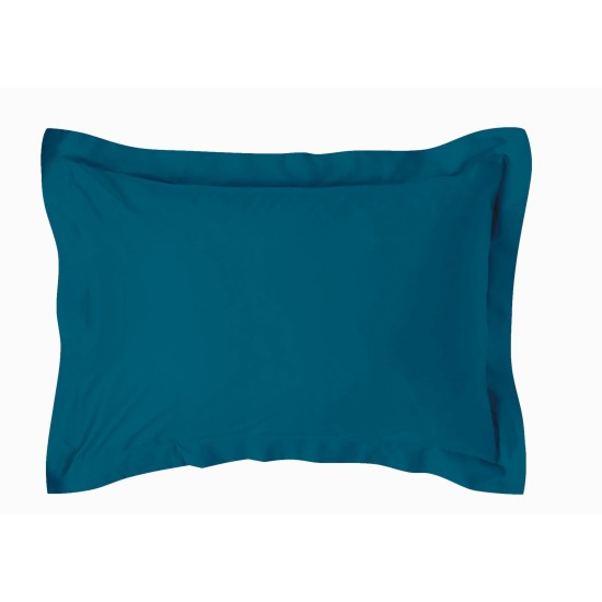 Πανωσέντονο Υπέρδιπλο Alma 05 Petrol 230TC Satin Cotton Makis Tselios (240x270) 1Τεμ