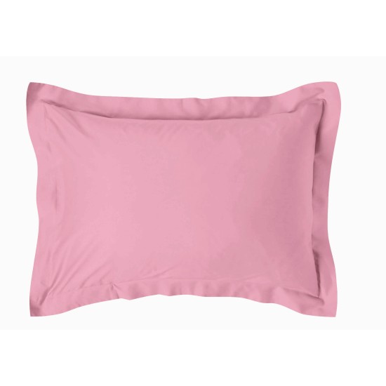 Κατωσέντονο Μονό Alma 01 Pink 230TC Satin Cotton Makis Tselios (105x200+25) Με Λάστιχο 1Τεμ