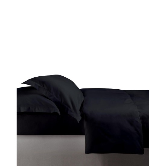 Παπλωματοθήκη King Σετ Genova Black 04 Satin Cotton 220TC Makis Tselios (240x260) 3Τεμ
