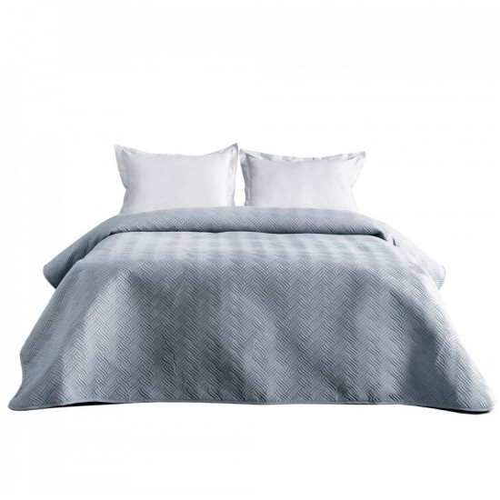 Κουβερλί Μονό Bedspread Frost 01 Grey Ultrasonic Makis Tselios (160x240) 1Τεμ