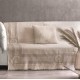 Ριχτάρι Πολυθρόνας Throws Meandros 1 Beige Chenille Makis Tselios (180x180) 1Τεμ
