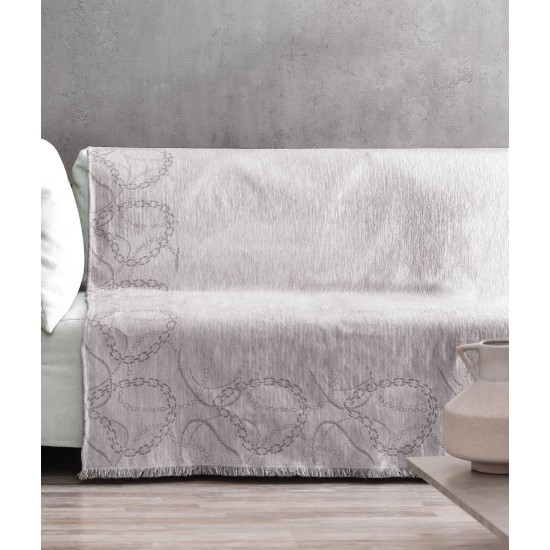 Ριχτάρι Διθέσιου Cadena Silver Cotton Makis Tselios (180x250) 1Τεμ
