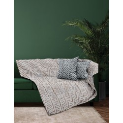 Ριχτάρι Διθέσιου Throws Monza Beige Chenille Makis Tselios (180x250) 1Τεμ