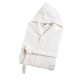 Μπουρνούζι Με Κουκούλα Helmi 01 White 420Gsm Cotton Makis Tselios 1Τεμ