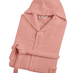 Μπουρνούζι Με Κουκούλα Helmi 02 Pink 420Gsm Cotton Makis Tselios 1Τεμ