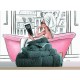 Πετσέτες Σετ Bath Towels Lillie D.Grey Cotton Makis Tselios 4Τεμ